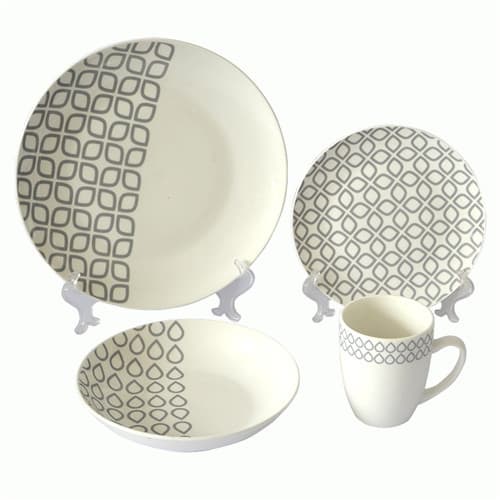 colorful ceramic dinnerware set with gift box